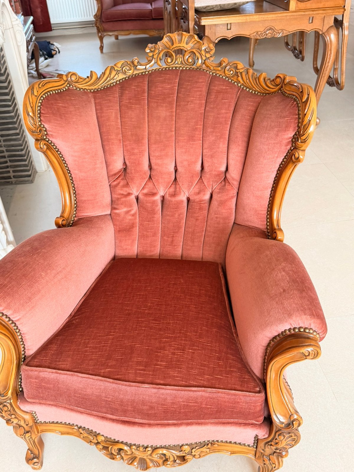 Twee barok stoelen, Antiek en Kunst, Antiek | Meubels | Stoelen en Sofa's, Ophalen