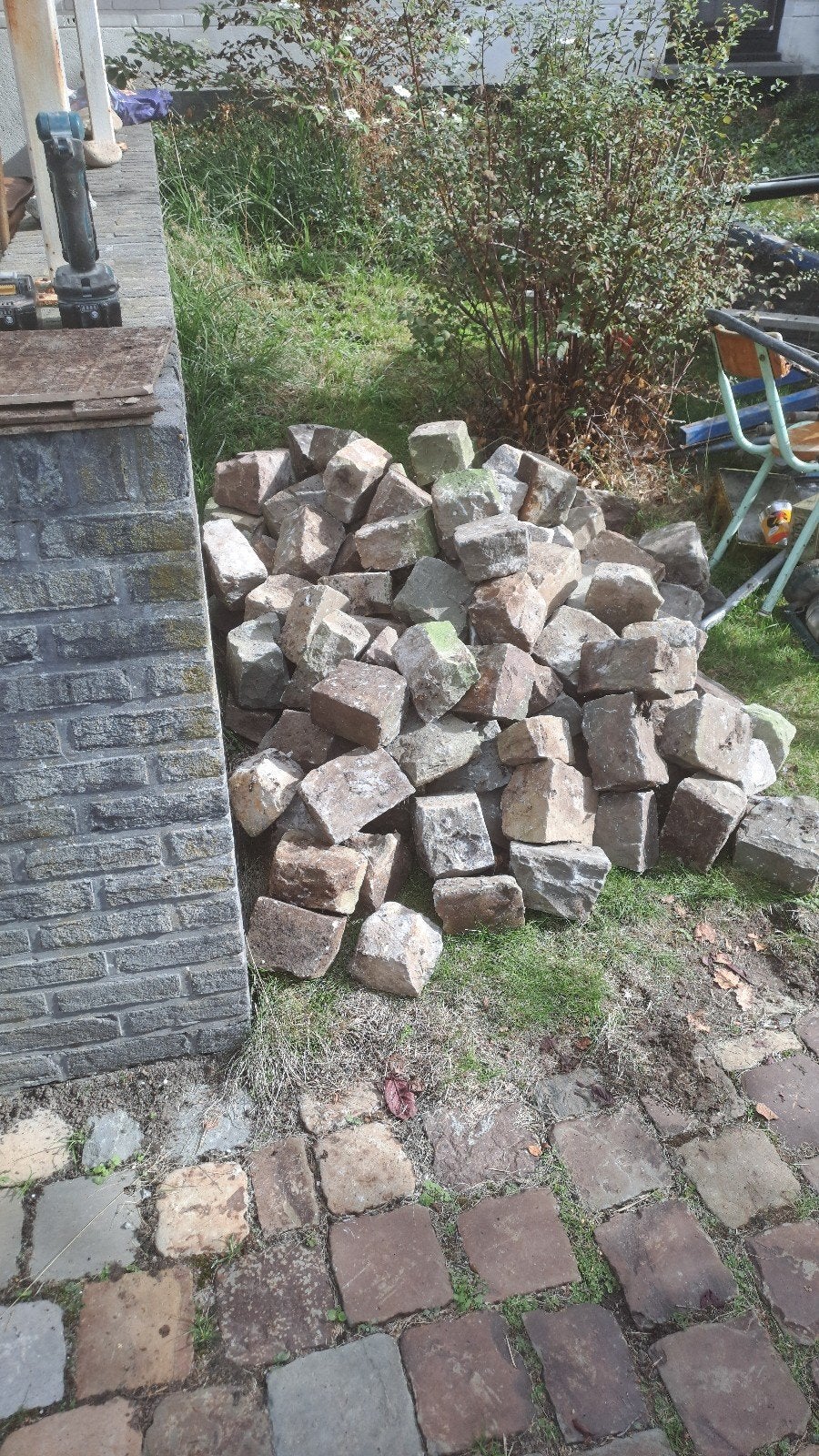 kasseien., Ophalen