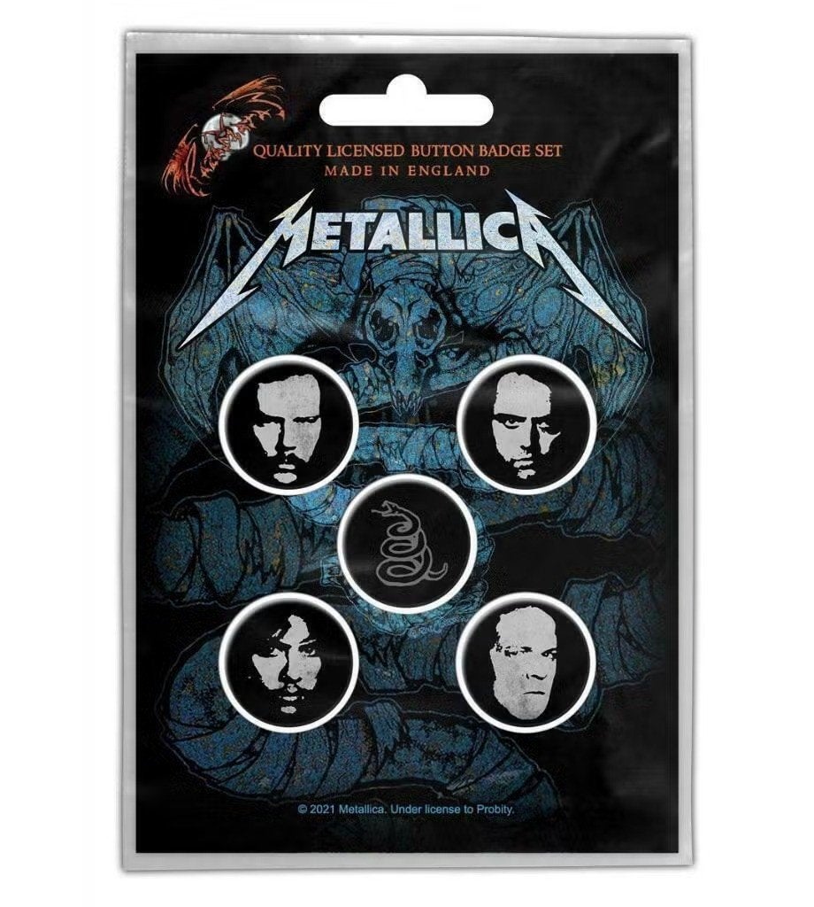 Metallica Button Wherever I May Roam 5-pack, Ophalen of Verzenden, Nieuw