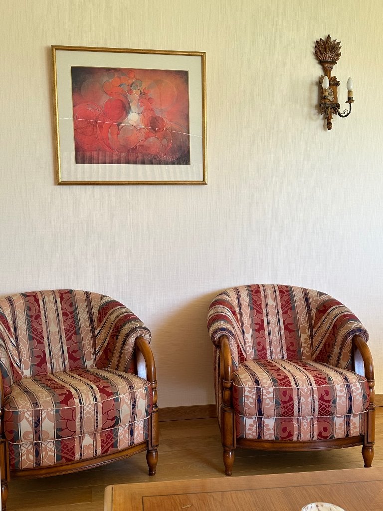 Zeteltjes te koop, Huis en Inrichting, Fauteuils, Ophalen, Hout, Gebruikt, Minder dan 75 cm