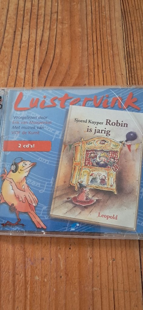 CD luistercd ´ Robin is jarig ´ verhalencd, Ophalen, Gebruikt, Verhaal of Sprookje, 3 tot 5 jaar