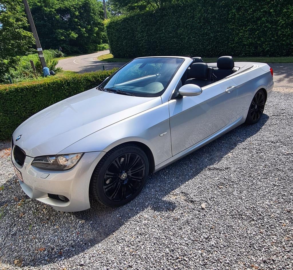 Bmw cabrio E93 met windscherm, Euro 5, Achterwielaandrijving, Zwart, Cabriolet