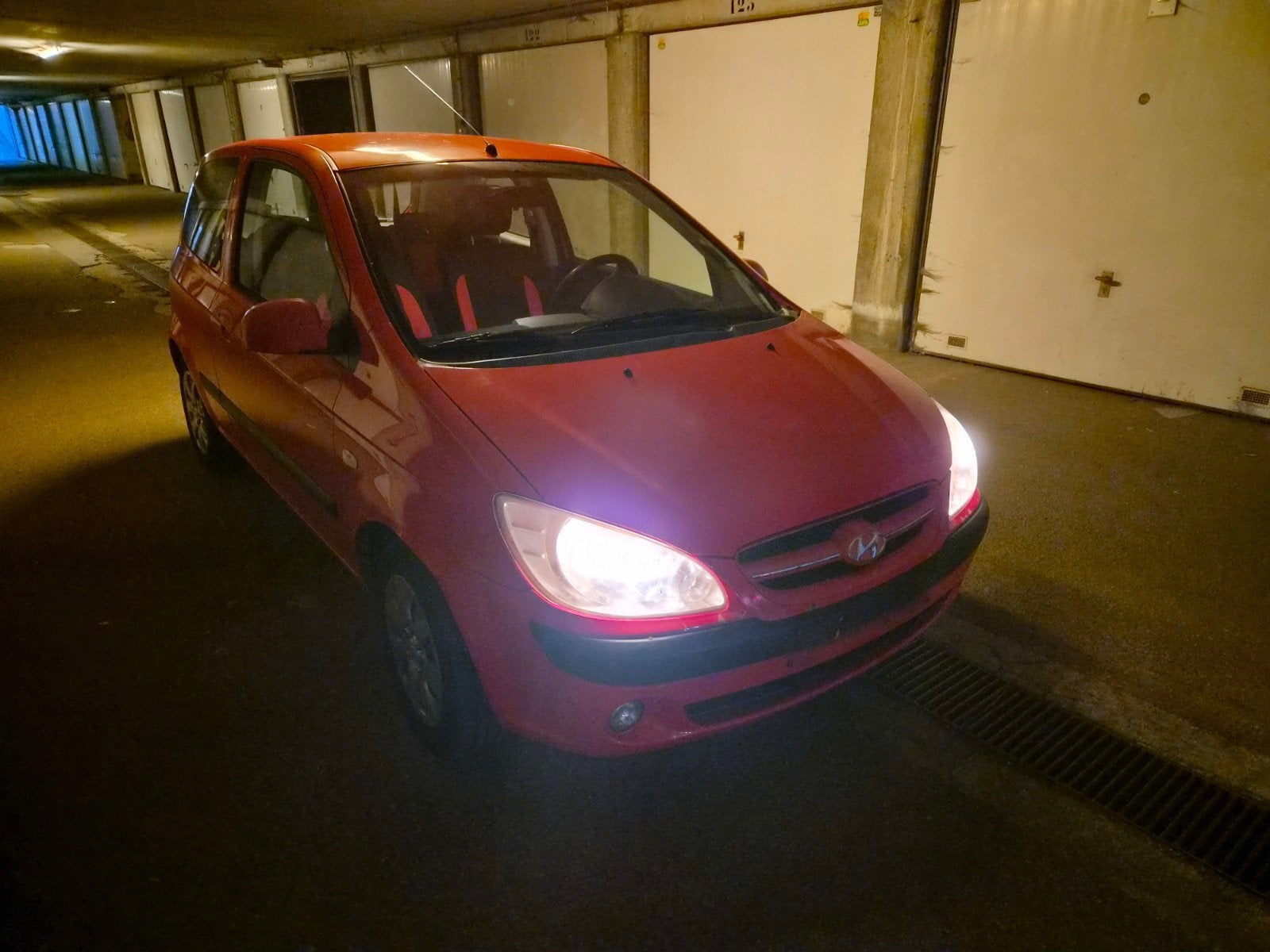 Hyundai Getz 1.2 benzine, Autos, Rouge, Achat, Entreprise, Boîte manuelle