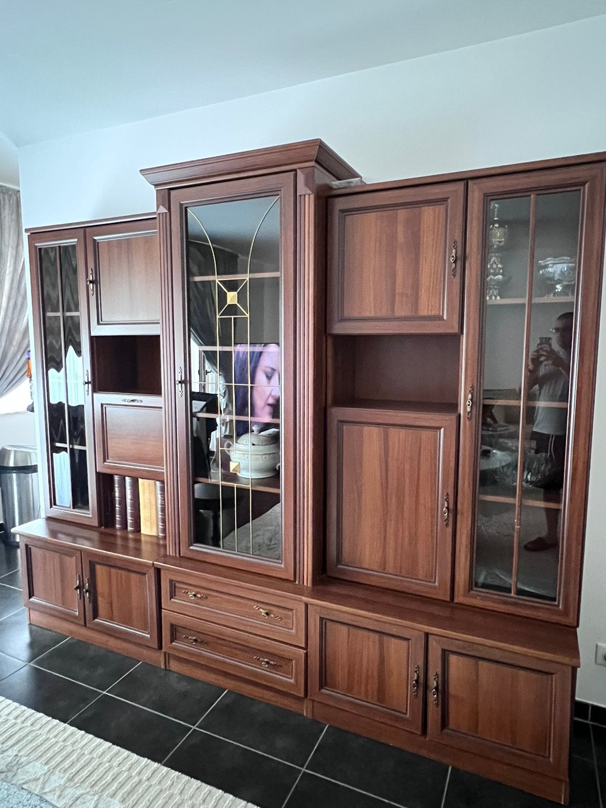 Vitrine salon, Avec tiroir(s), 200 cm ou plus, Enlèvement, Utilisé