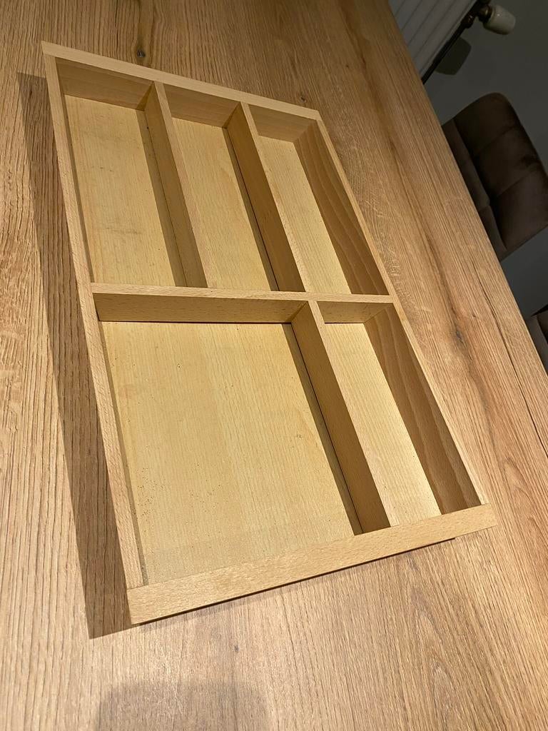 Bestekbak ikea bamboe, Ophalen, Zo goed als nieuw