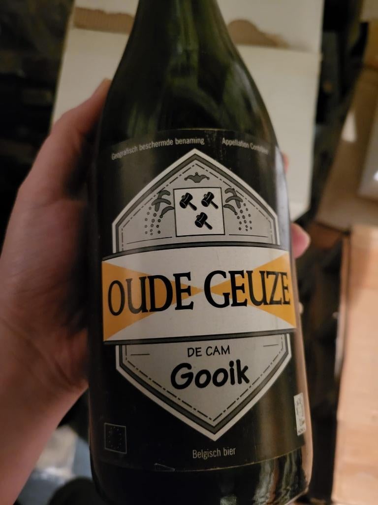 Oude Geuze De Cam en Boon en Oude Kriek Hanssens 2003/2004, Collections, Marques de bière, Enlèvement