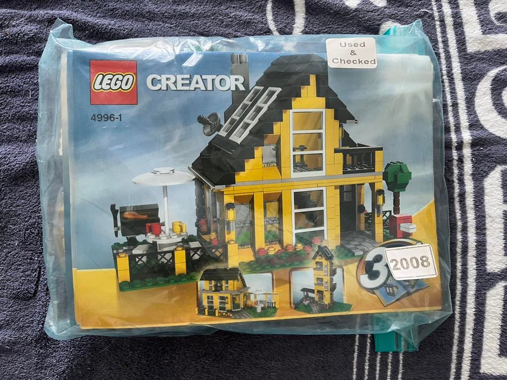 Lego Creator Strandhuis 4996, Verzenden, Zo goed als nieuw, Lego, Creator