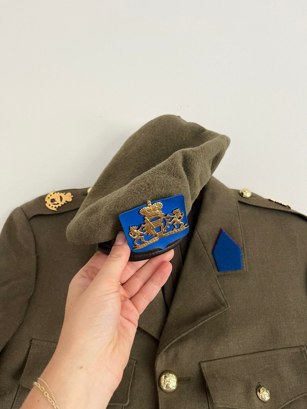 Origineel Belgisch Leger (ABL) ceremonieel uniform, Verzamelen, Ophalen, Landmacht