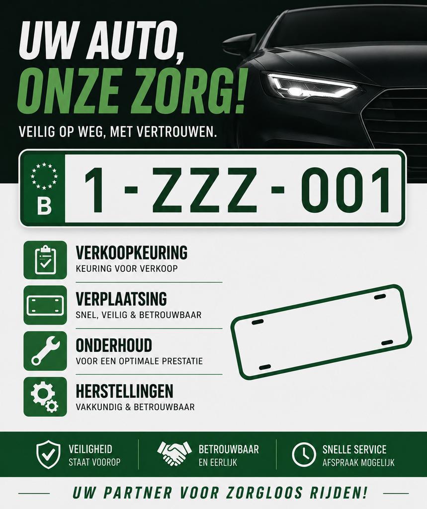 CONTRÔLE TECHNIQUE & DÉPLACEMENT DE VÉHICULES AVEC PLAQUES Z, Service 24h/24, Autres travaux