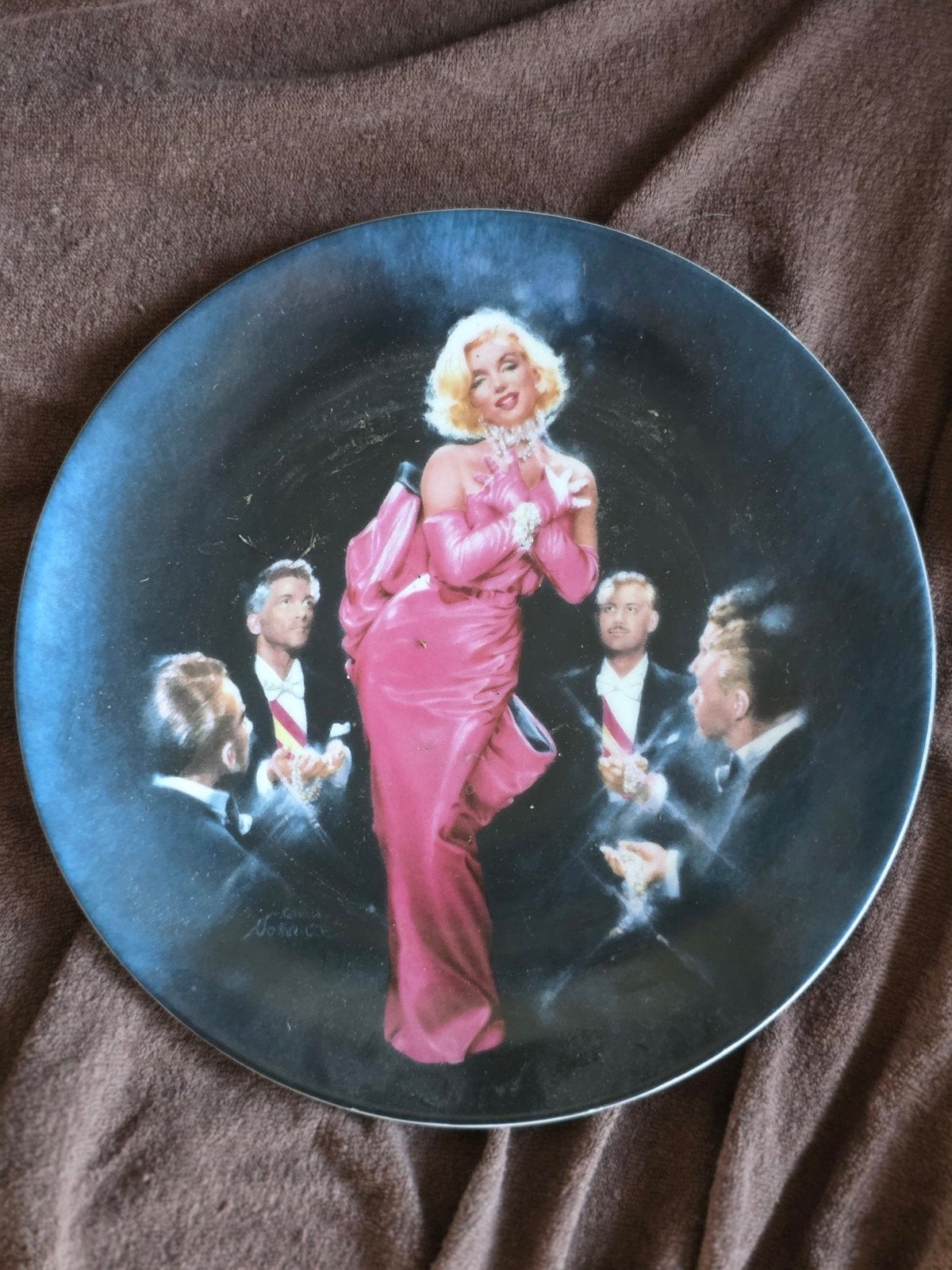 Marilyn Monroe assiette de collection numérotée intitulée Di, Enlèvement ou Envoi