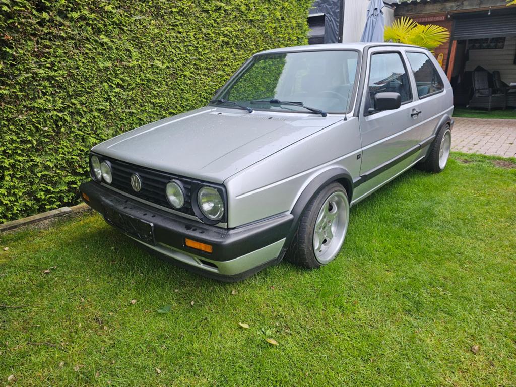 Vw golf mk2 1991 1.6 automaat, Stof, 5 zetels, Grijs, Particulier