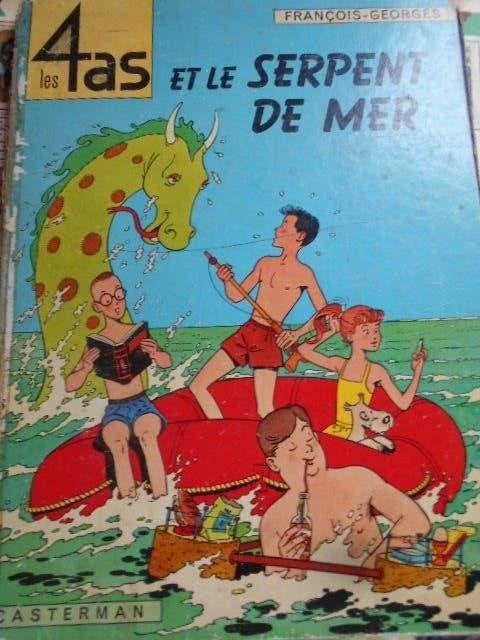 casterman 1964, les 4  as, Livres, BD, Enlèvement ou Envoi, Une BD, Utilisé, Francois georges