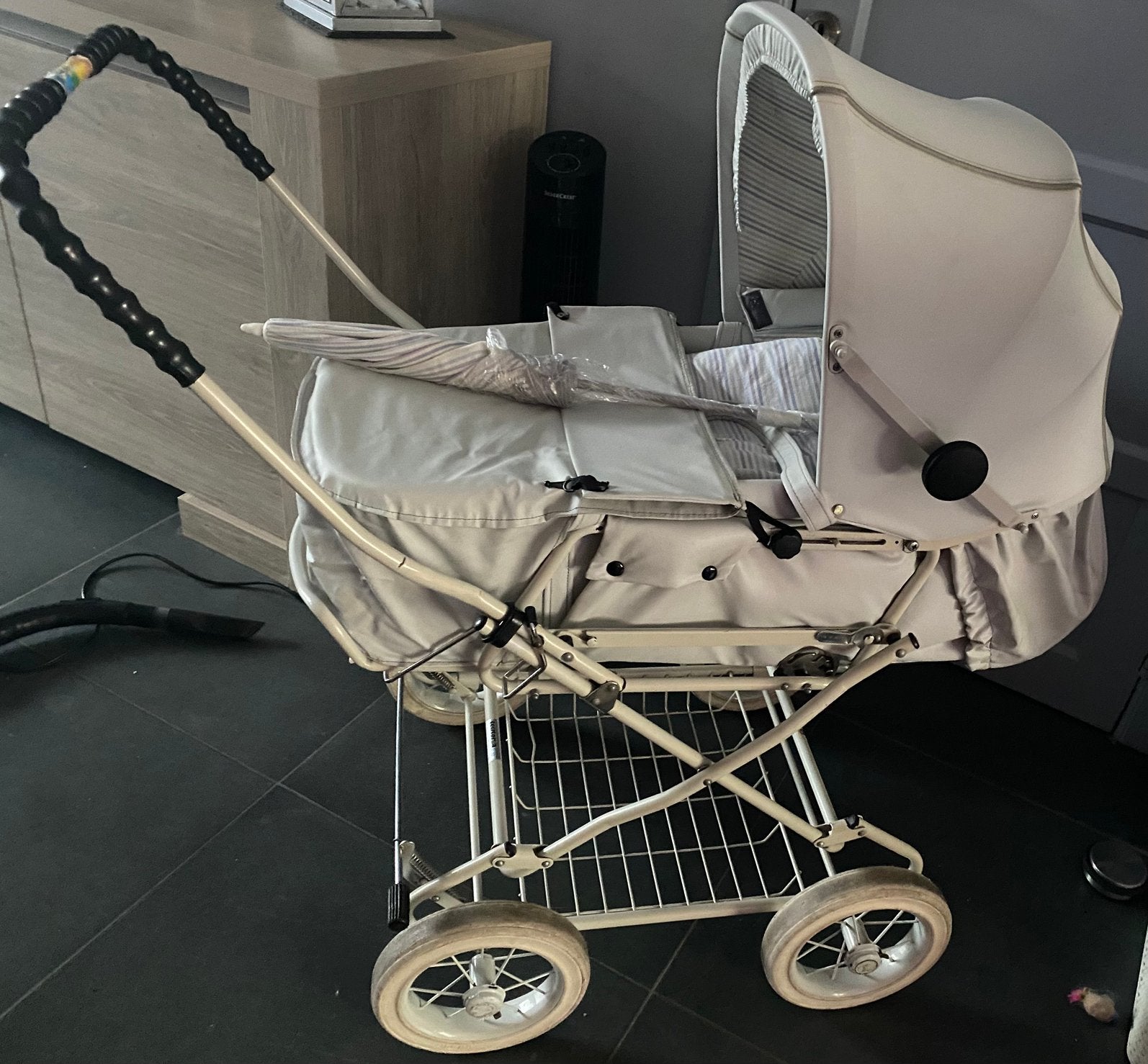 Kinderwagen, met reiswieg, parasol, voetenzak, buggy, Kinderen en Baby's, Kinderwagens en Combinaties, Gebruikt, Kinderwagen, Overige merken