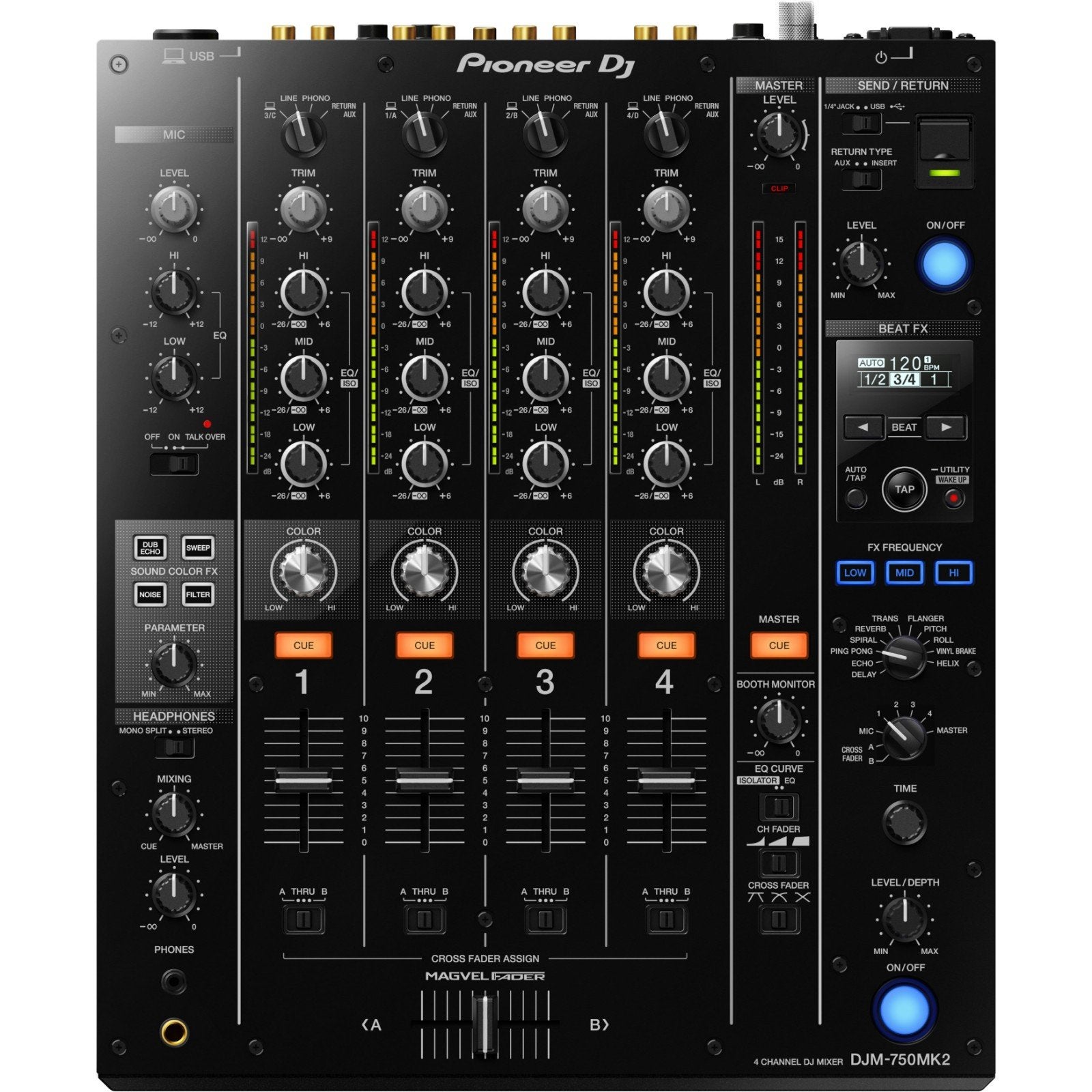 Pioneer DJM 750 MK2, Ophalen, Zo goed als nieuw, Pioneer