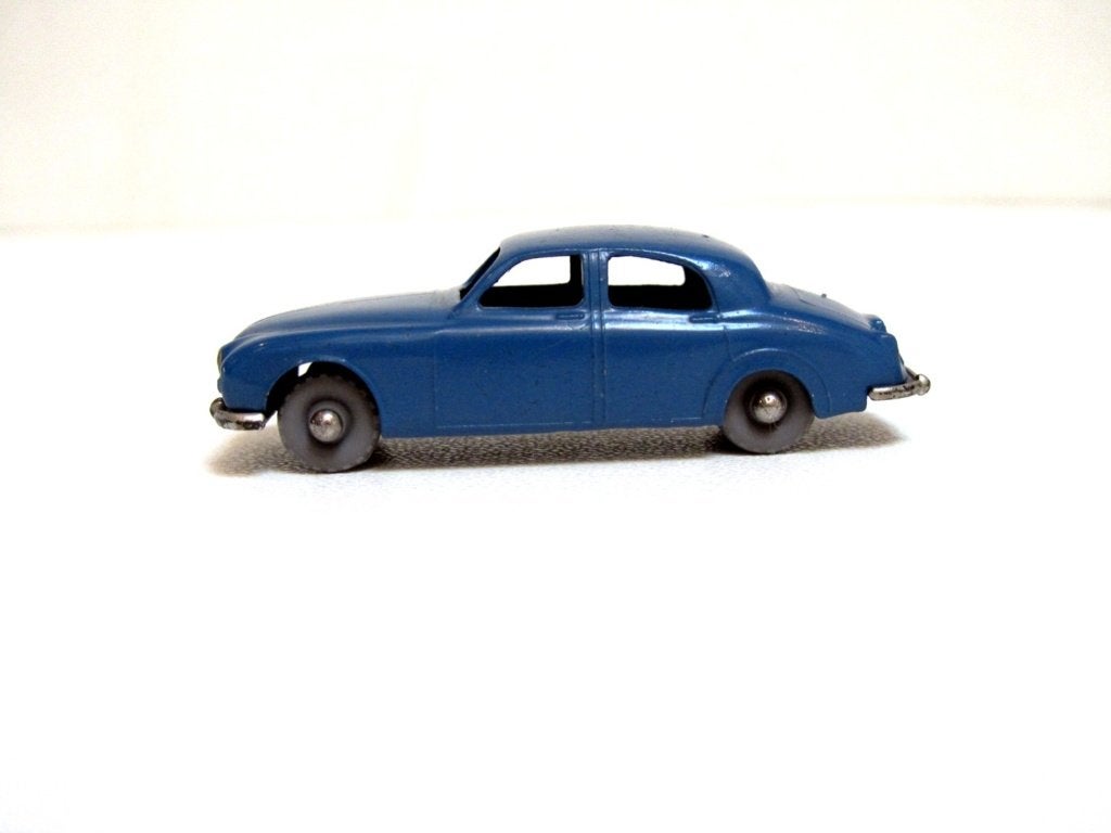 Jaguar 3,4 Litre 65a GPW 1959 Lesney Matchbox Regular Wheels, Ophalen of Verzenden, Zo goed als nieuw, Auto, Lesney