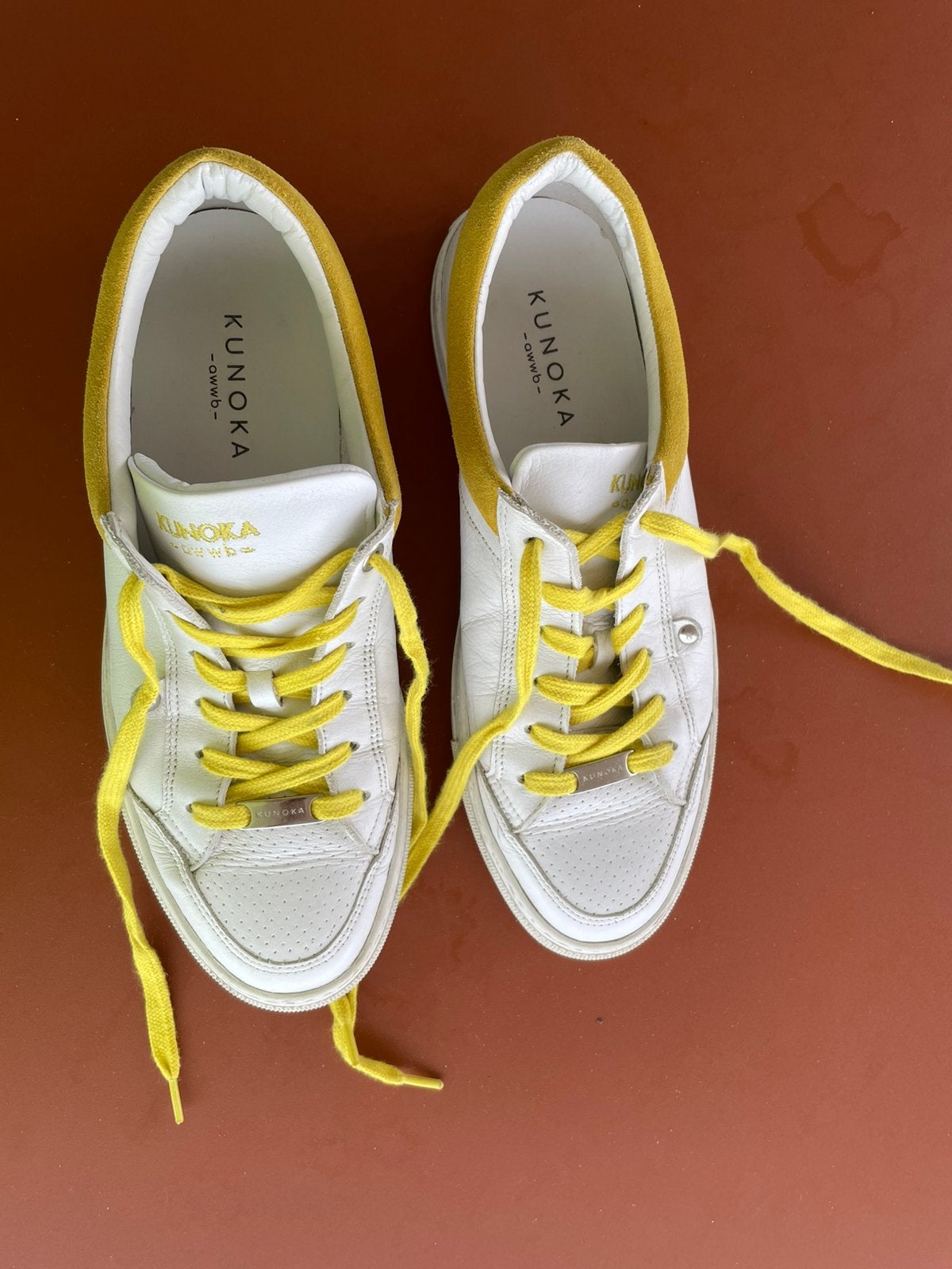 Kunoka - sneakers - 41, Kleding | Dames, Ophalen, Wit, Zo goed als nieuw, Sneakers