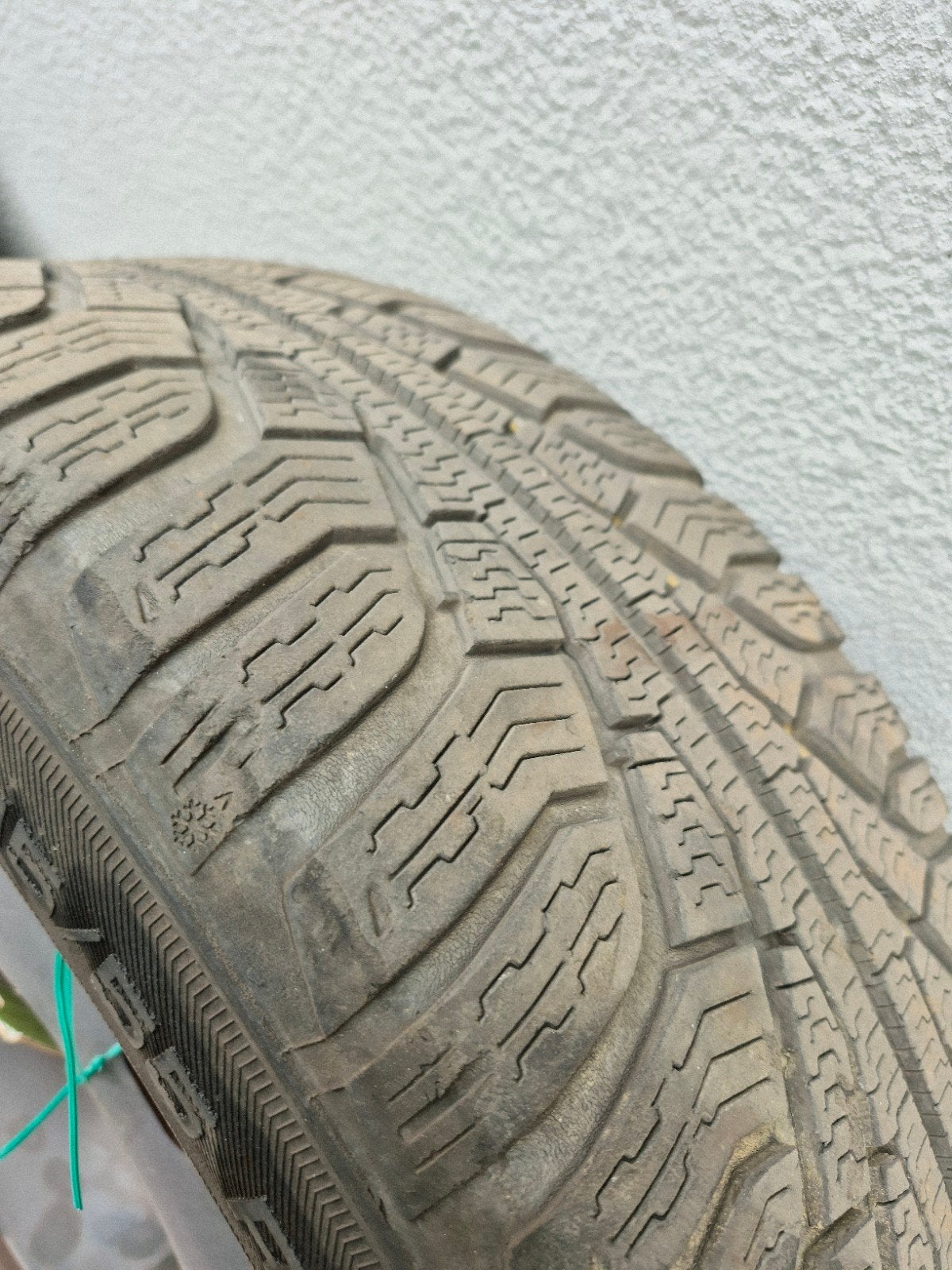 4 Winterbanden met velg, Uniroyal maat 215/55 R 16H ms+ 77, Ophalen, Gebruikt