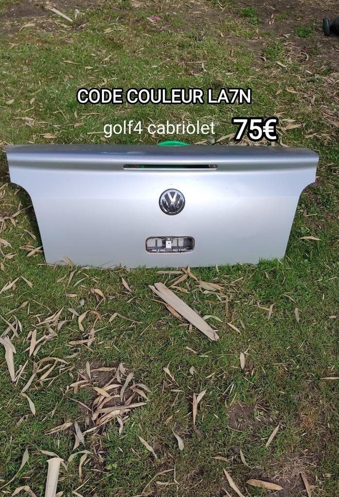 VW golf 4 cabriolet malle arrière autre pièces voir photos, Autos : Pièces & Accessoires, Utilisé, Arrière, Volkswagen, Haillon arrière