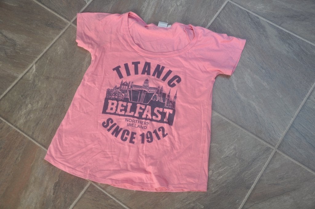 t shirt van Titanic maat M, Kinderen en Baby's, Kinderkleding | Overige, Ophalen of Verzenden, Gebruikt, Jongen of Meisje