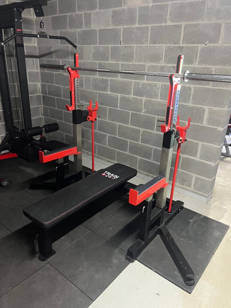 Rack de powerlifting Watson, Comme neuf, Autres types, Métal, Jambes