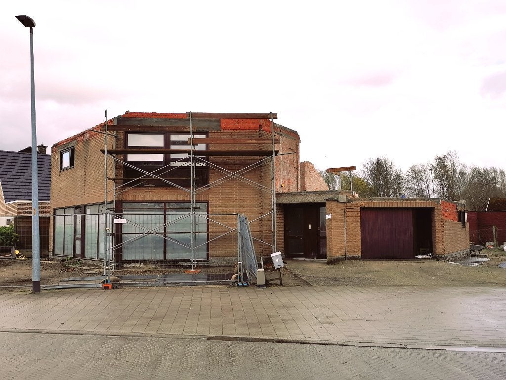 gevelsteiger, Enlèvement, Utilisé, Échafaudage de façade