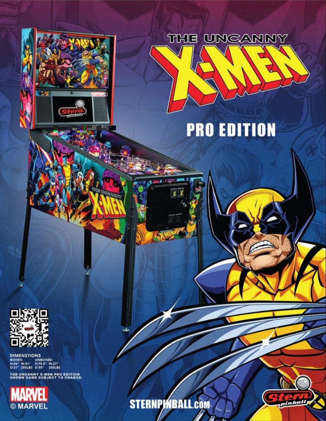 flipper X-men Uncanny, Neuf, Enlèvement, Électronique, Flipper (jeu)