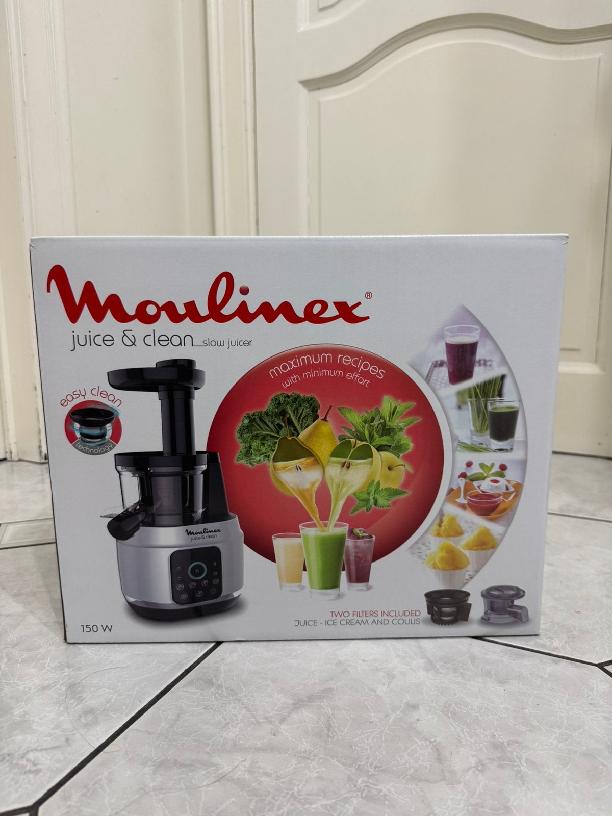 Moulinex ZU420E - Spelverwijderaar, Ophalen, Nieuw, Elektrisch, Slowjuicer