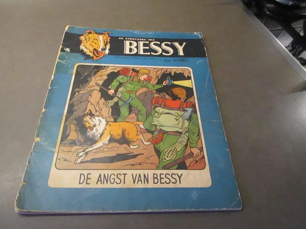Bessy - De angst van Bessy - 1955 - 1e druk, Boeken, Stripverhalen, Gelezen, Wirel, Eén stripboek, Ophalen of Verzenden