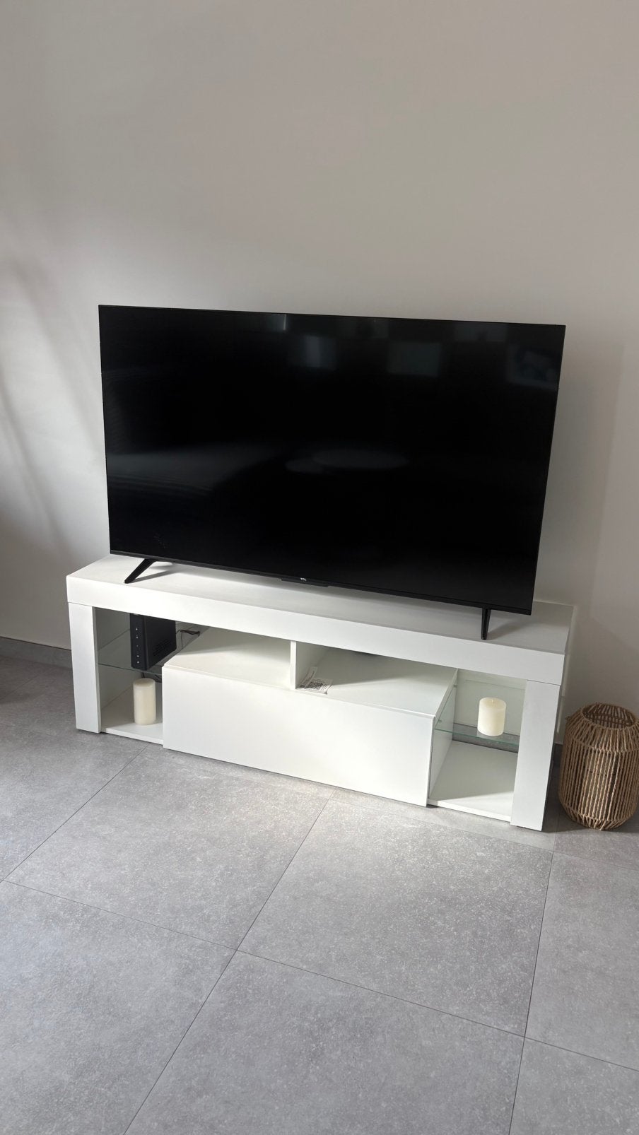Meuble tv blanc, Enlèvement, Comme neuf