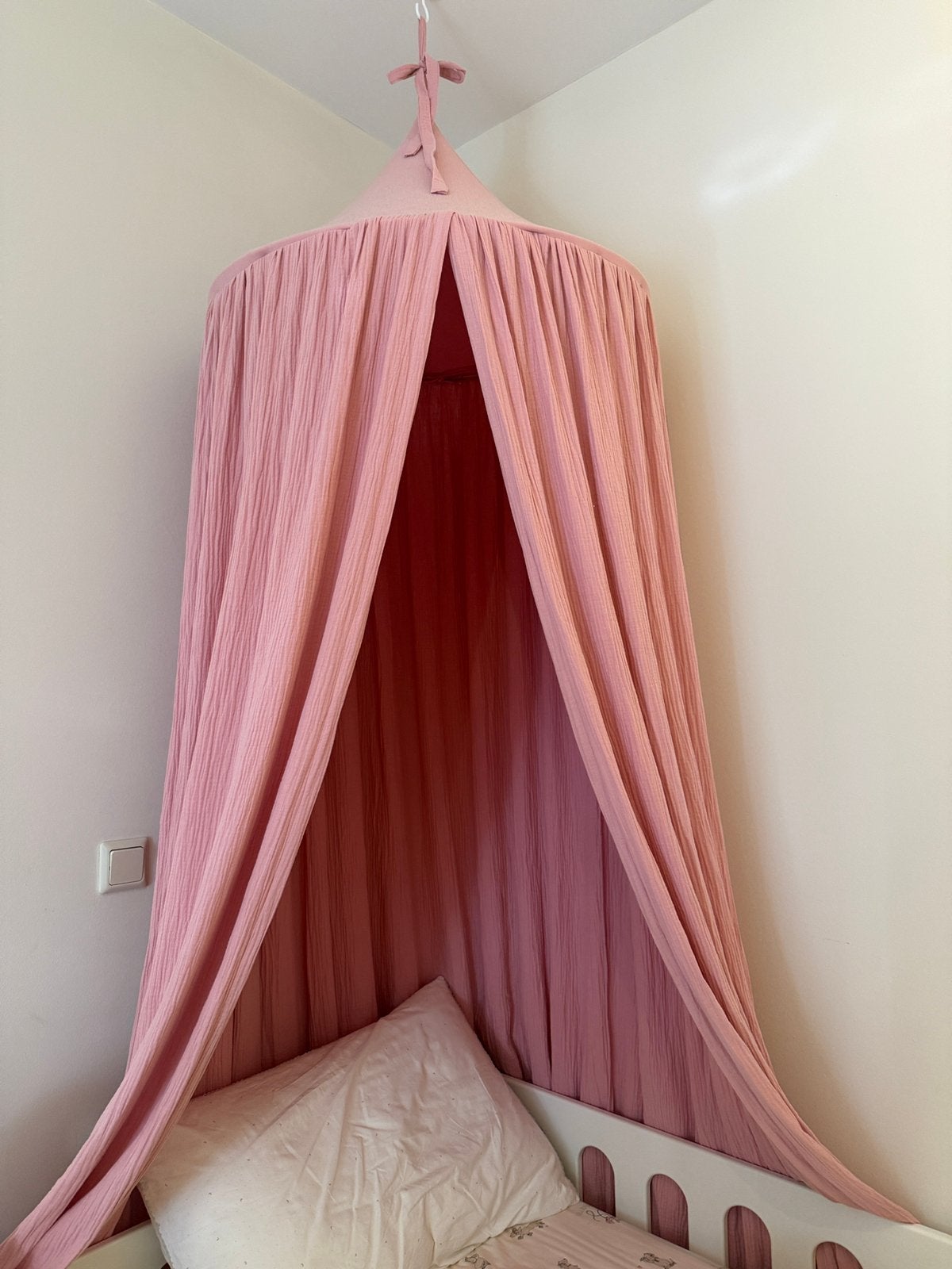 Cotton & Sweets Large Natural Blush Bed Canopy (Maxi 70 cm), Ophalen, Zo goed als nieuw