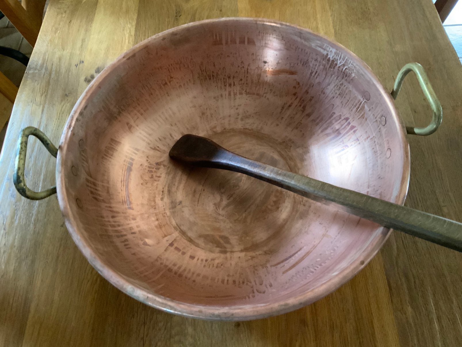 POELE A CONFITURE EN CUIVRE, Enlèvement, Utilisé, Cuivre, Autres types