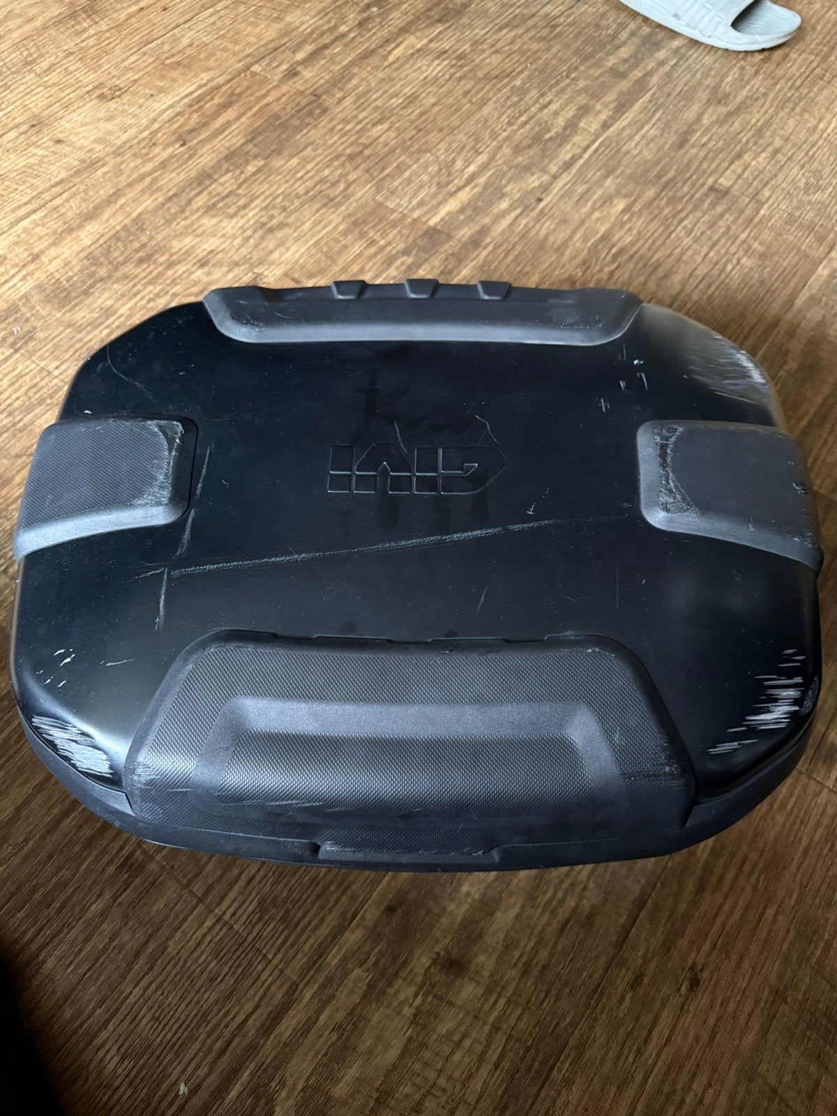 Topcase Givi Monokey + plaque de montage + 2 clés, Motos, Accessoires | Valises & Sacs, Utilisé, Enlèvement