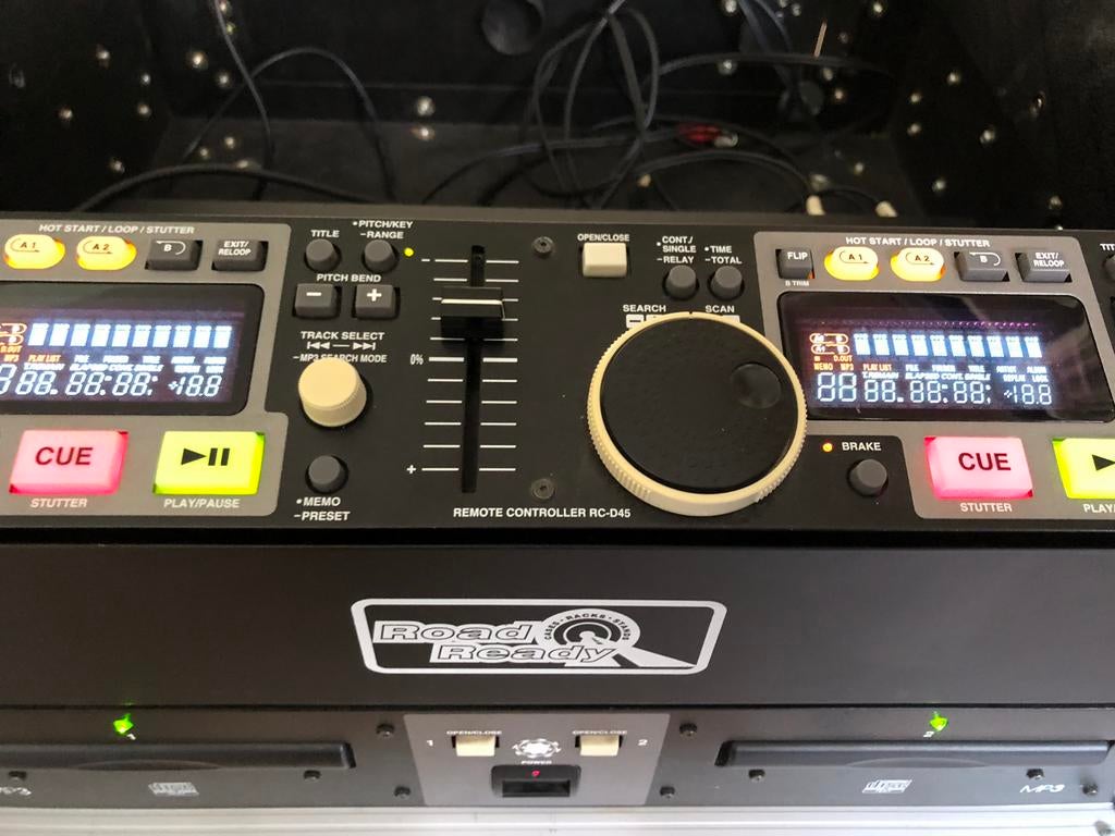 Denon dn d4500 flightcase dj cd mix, Ophalen, Zo goed als nieuw, Denon