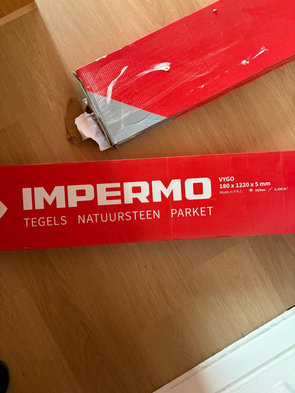Impermo klikvinyl, Ophalen