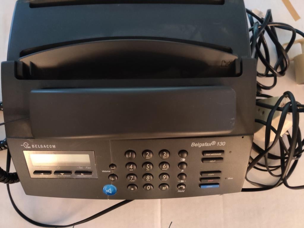 Belgafax : télécopieur avec téléphone fixe, Télécoms, Enlèvement, Comme neuf, Combiné Téléphone Fax