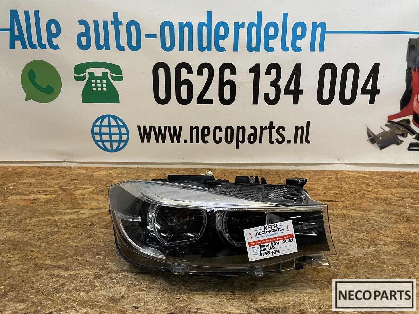 BMW F34 GT LCI FACELIFT FULL LED KOPLAMP RECHTS 8738724, -, Utilisé, -, Enlèvement ou Envoi