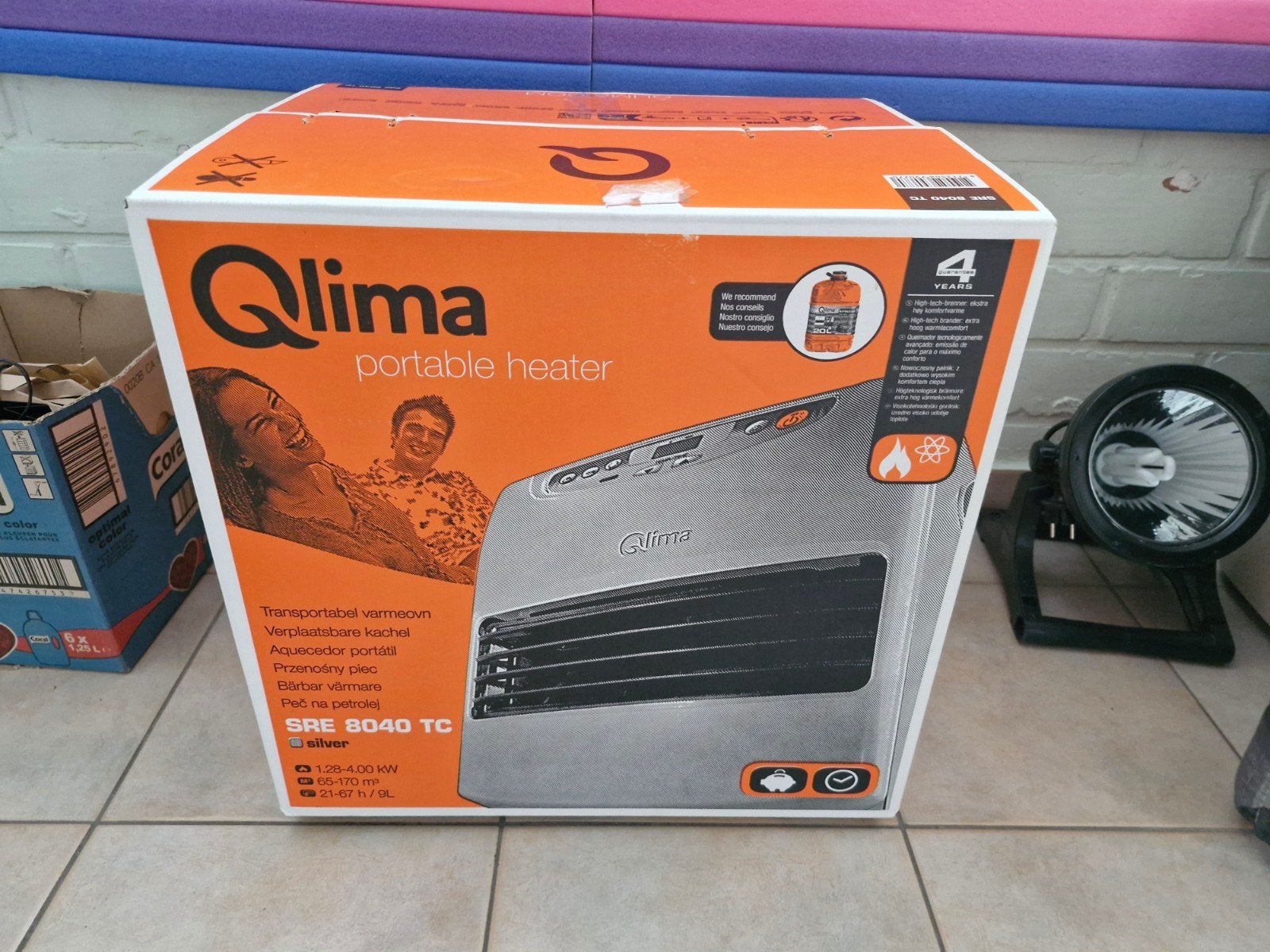 Qlima petroleum SRE 8040 TC, Ophalen