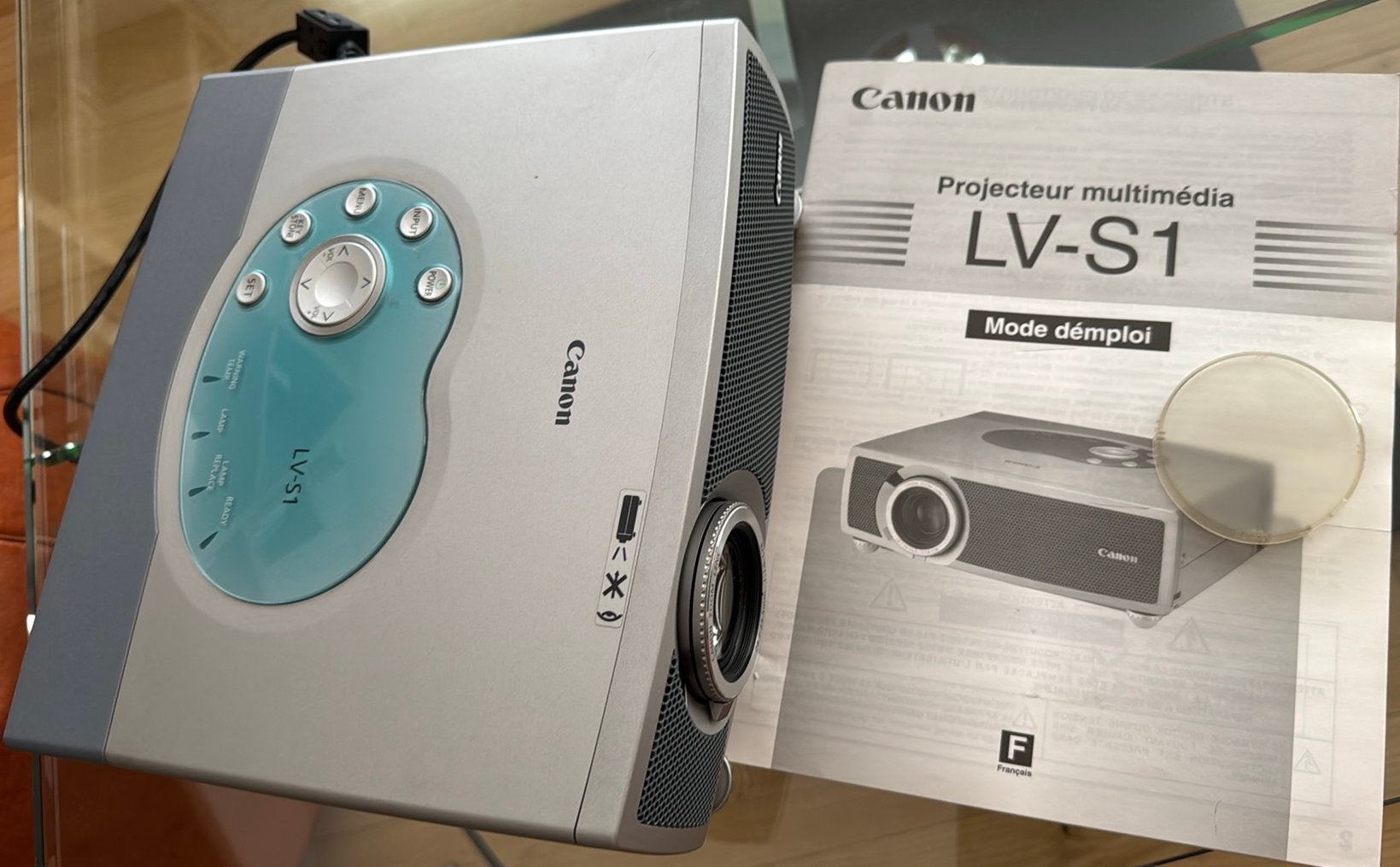 Canon LV-S1 videoprojector in perfecte staat, Ophalen, Gebruikt, HD (720), Canon