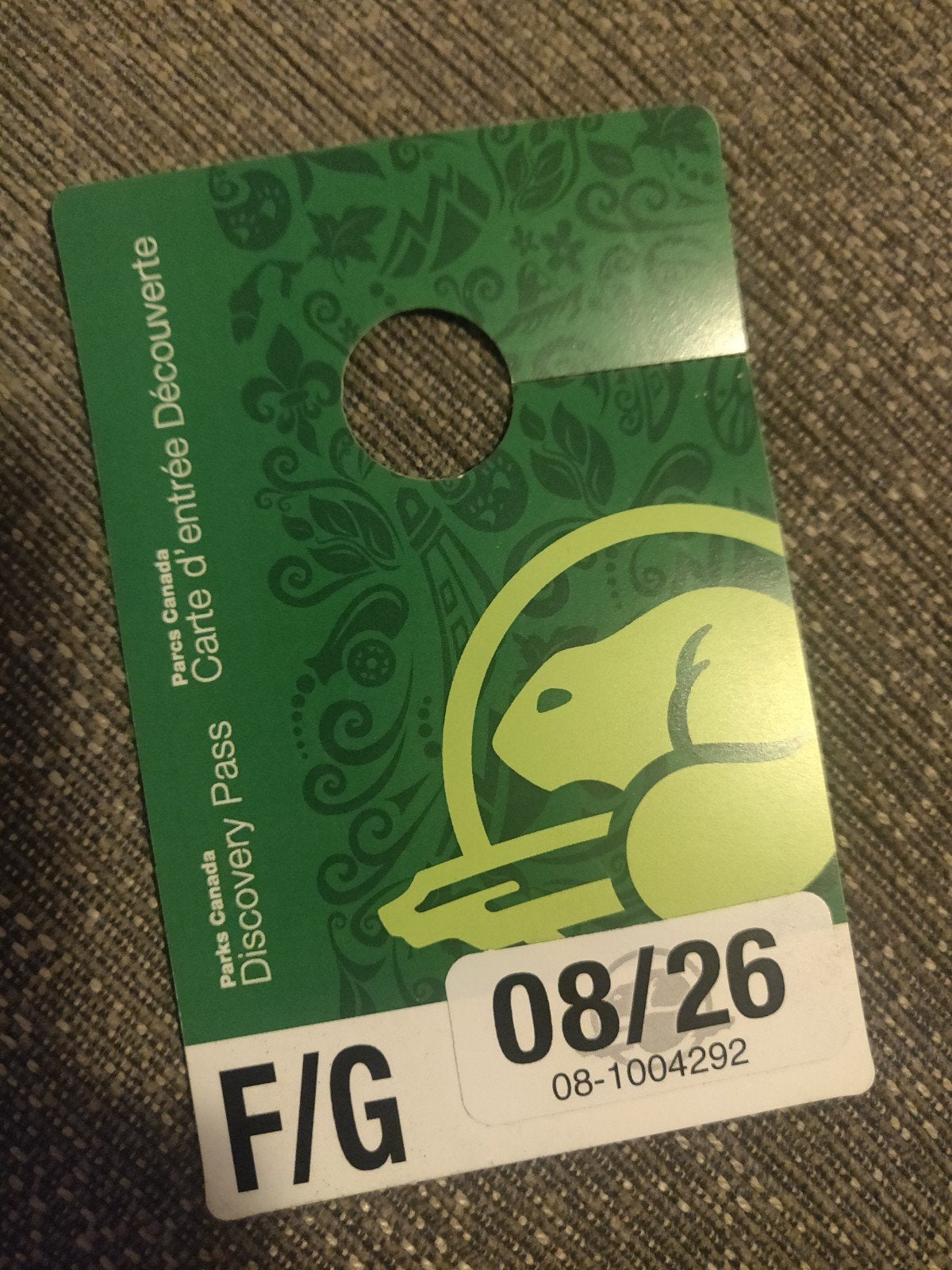 Discovery pass parks Canada, Tickets en Kaartjes