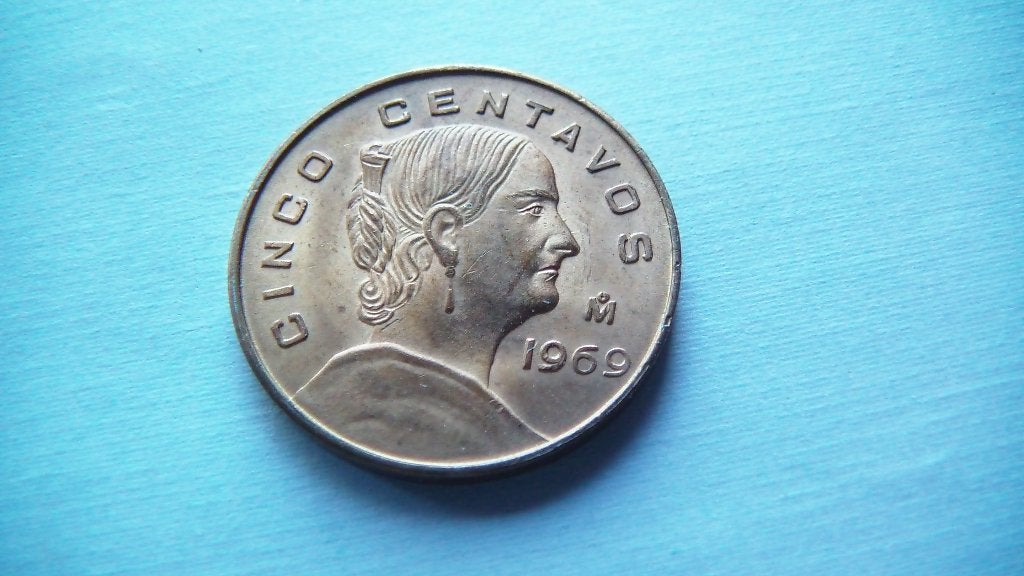 mexique 5 centavos 1969, Enlèvement