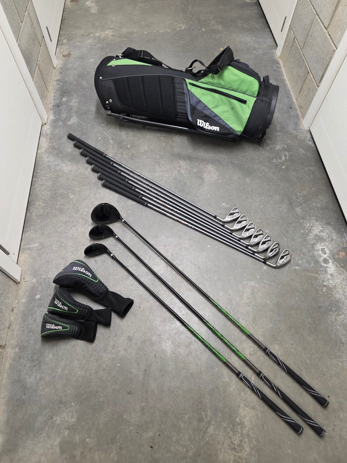 Callaway mavrick Wilson driver set, Sport en Fitness, Golf, Ophalen, Zo goed als nieuw, Tas, Callaway