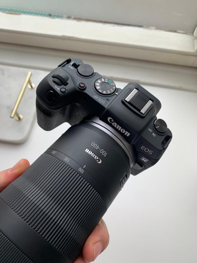 Canon RP + RF 100-400, TV, Hi-fi & Vidéo, Enlèvement, Comme neuf, Canon