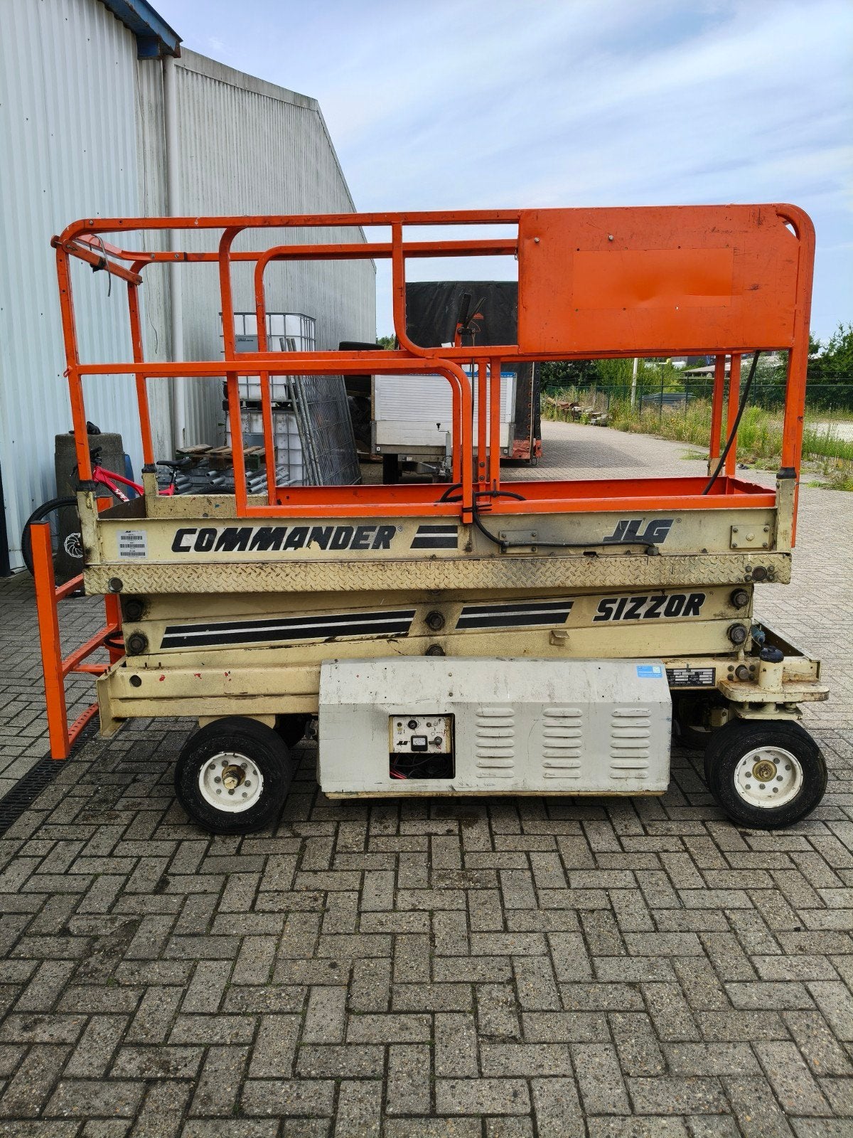 schaarlift JLG commander, Enlèvement