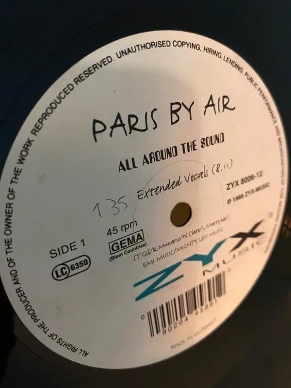 Paris By Air – All Around The Sound - Vynile 12" House, CD & DVD, Envoi, 1990 - 1999, Utilisé