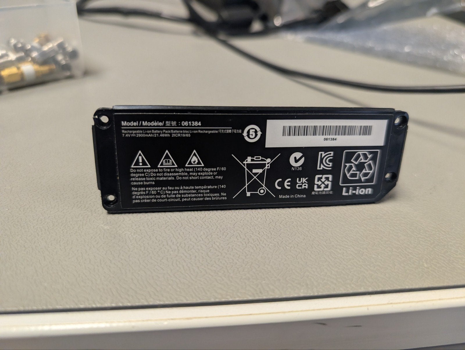 Bose Soundlink mini batterij, Ophalen