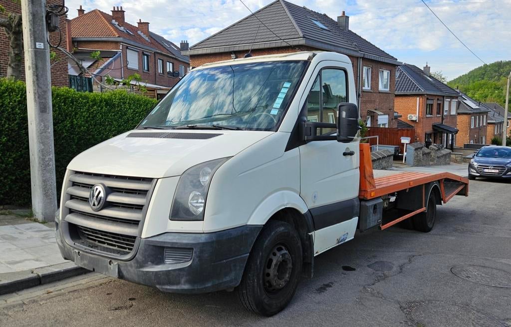 VW CRAFTER DEPANEUSE CAMIONNETTE  PRÊTE A IMMATRICULER, Achat, 3 places, Noir, Vitres électriques