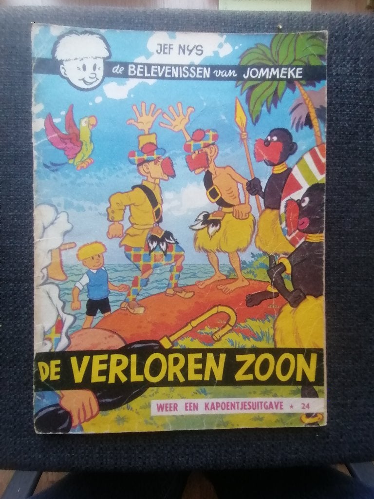 Jommeke album nr.24: De verloren zoon (aantal: 5), Jef Nys., Meerdere stripboeken, Ophalen, Gelezen
