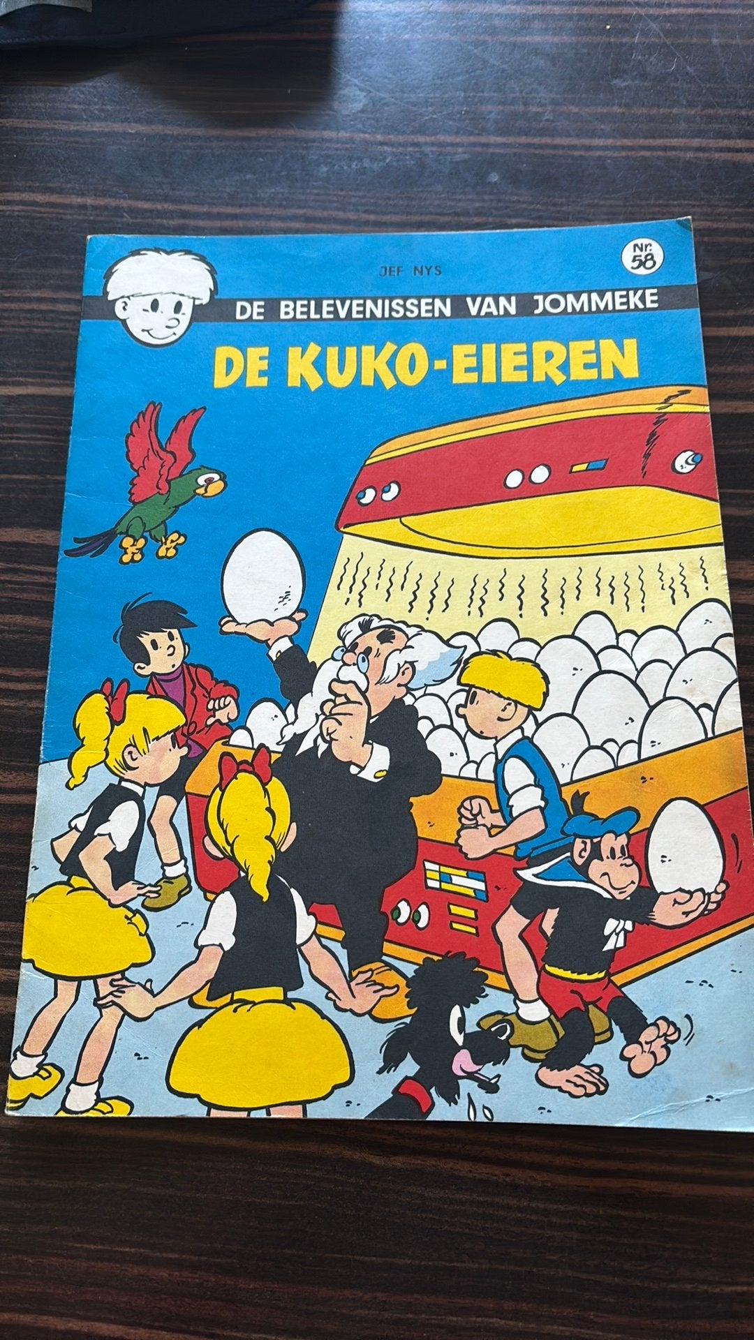 De kuko-eieren, Une BD, Enlèvement, Comme neuf