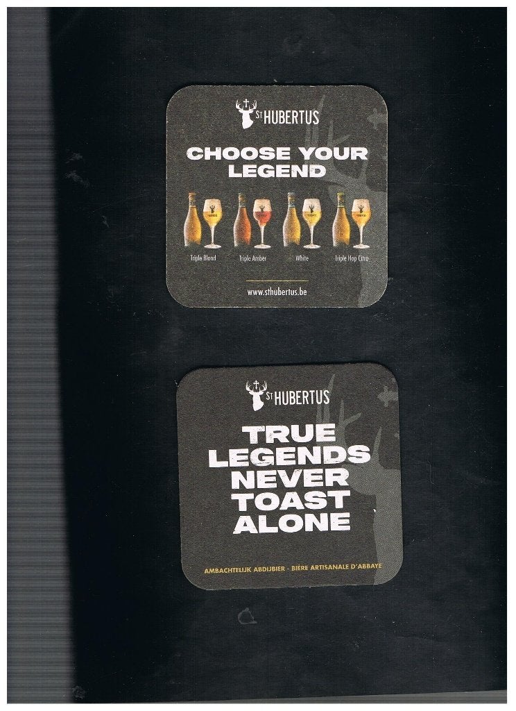 TAPIS À BIÈRE ST HUBERTUS, Envoi, Neuf, Sous-bock
