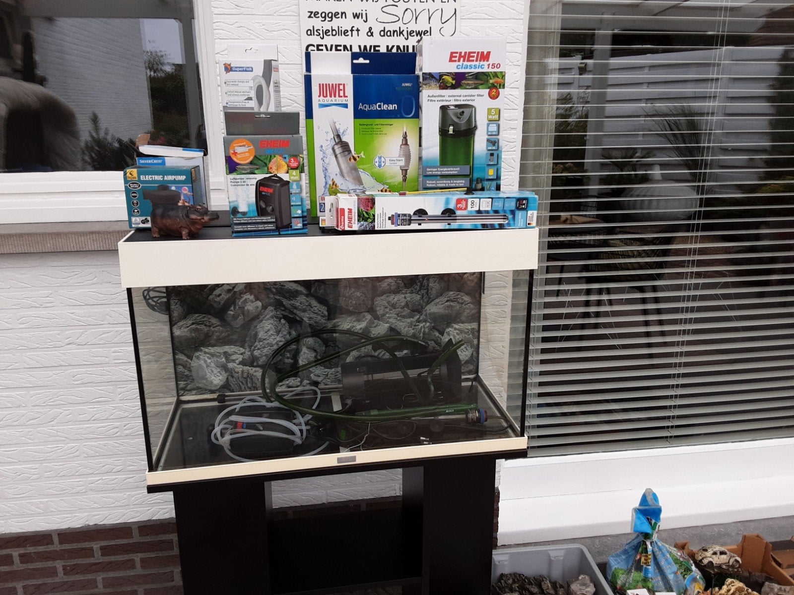 aquarium Juwel Rio 125 wit met alle toebehoren nette staat, Animaux & Accessoires, Poissons | Aquariums & Accessoires, Enlèvement